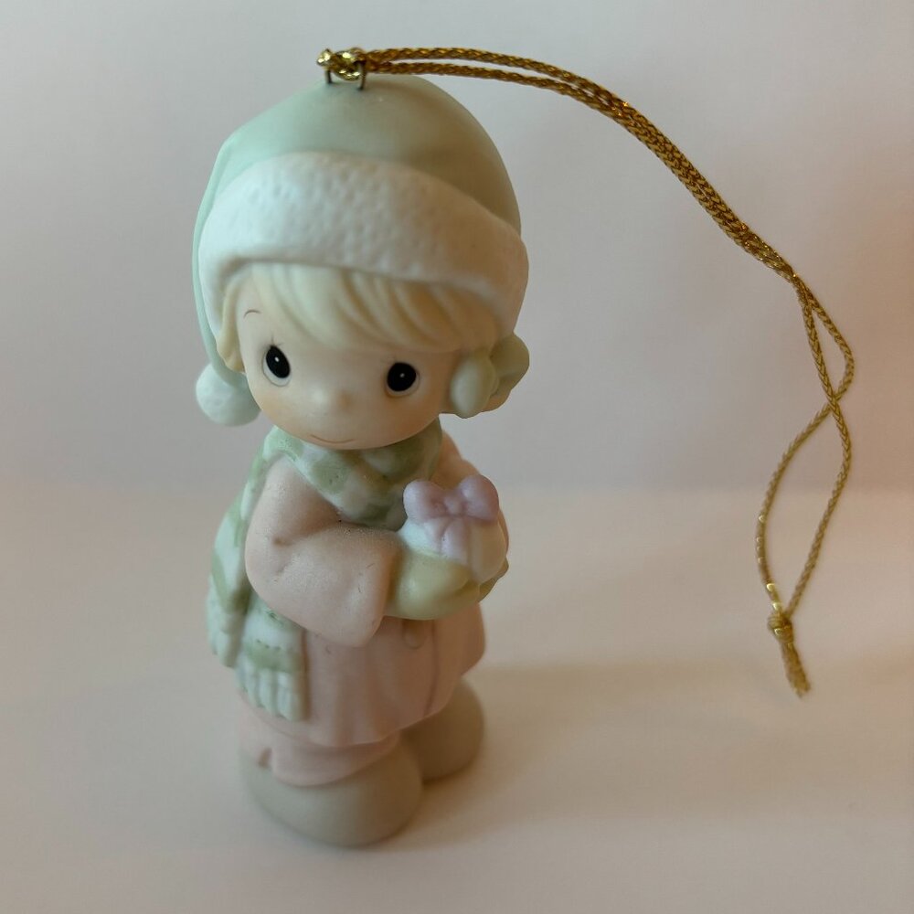 Precious Moments "May All Your Christmanses Be White" Ornament #521302R